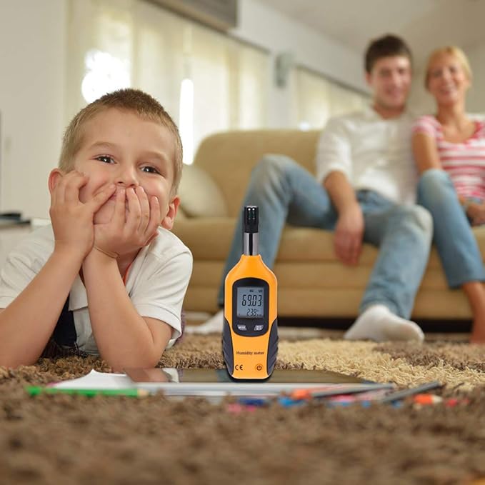 Lancoon Handheld Digital Temperature Humidity Meter, Professional Thermometer - Image 2