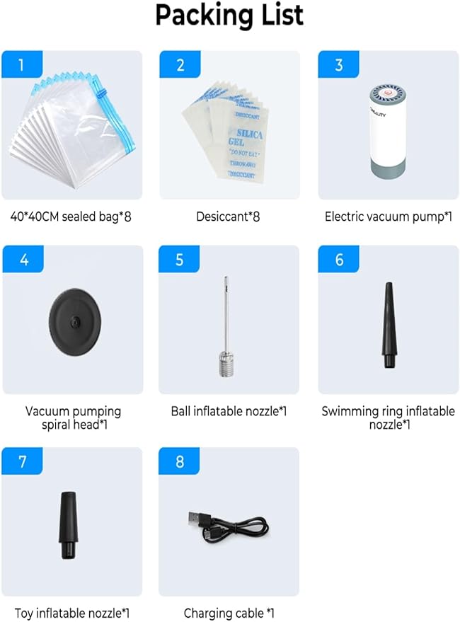 Creality Filament Vacuum Storage Kit, Automatic Pump, Premium Cleaning Drying - Image 8