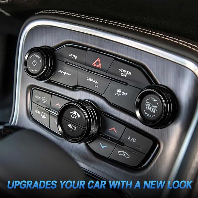 3PCS Air Conditioner Switch Button Knob Cover, Auto Accessories Climate Control - Image 3