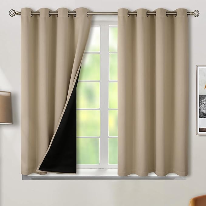 BGment Short 100% Blackout Curtains by BGment