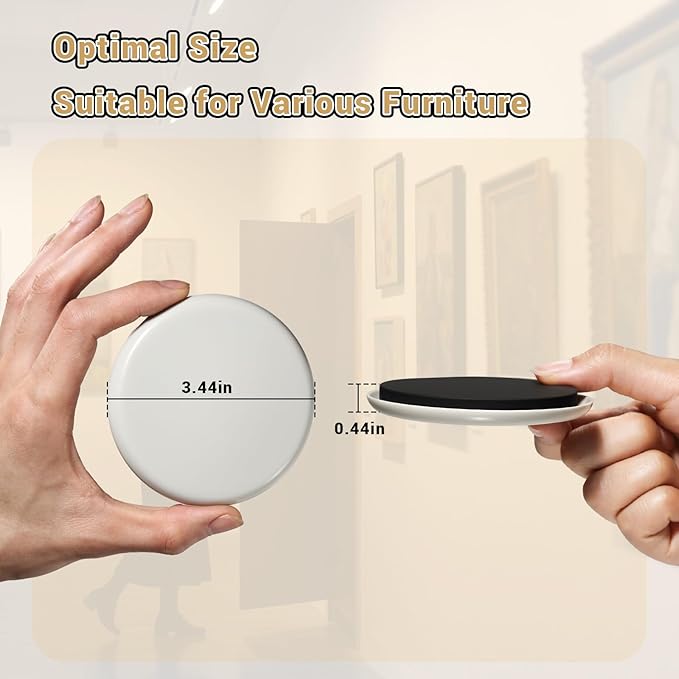 HOME MASTER HARDWARE 3-1/2" Furniture Sliders - Image 3