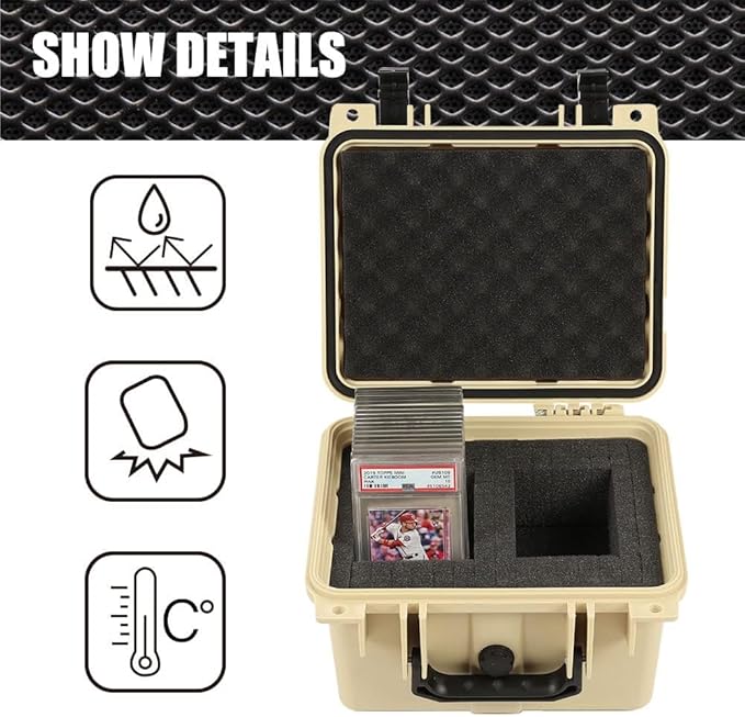 G-PLUS Small Beige Graded Card Storage Box, Compatible - Image 3