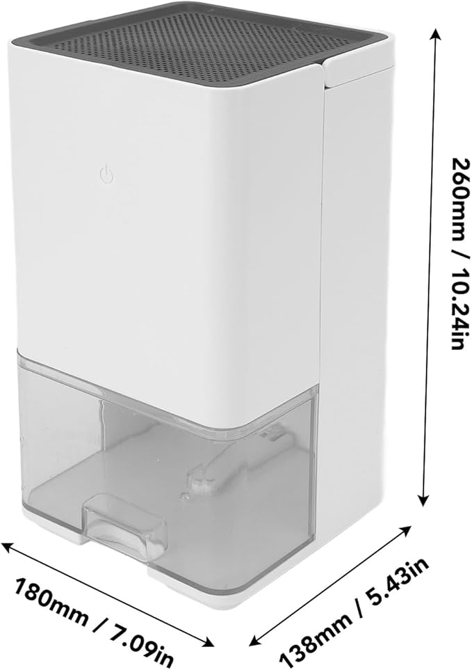Dehumidifier for Home, 40W 1.2L Water Tank Precise Sensor Auto Stop Dehumidifier - Image 8
