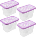 Amosfun 4pcs Moisture Absorbing Box Reusable Plastic Container by Amosfun