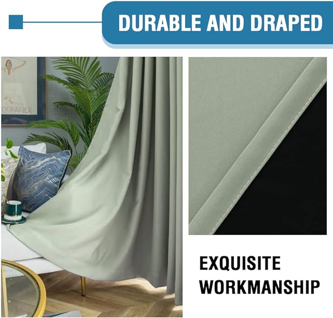 H.VERSAILTEX 100% Blackout Curtains - Image 7