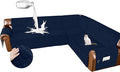 Arfntevss Waterproof Sectional Couch Covers L Shape Washable Velvet Sofa Cover by Arfntevss