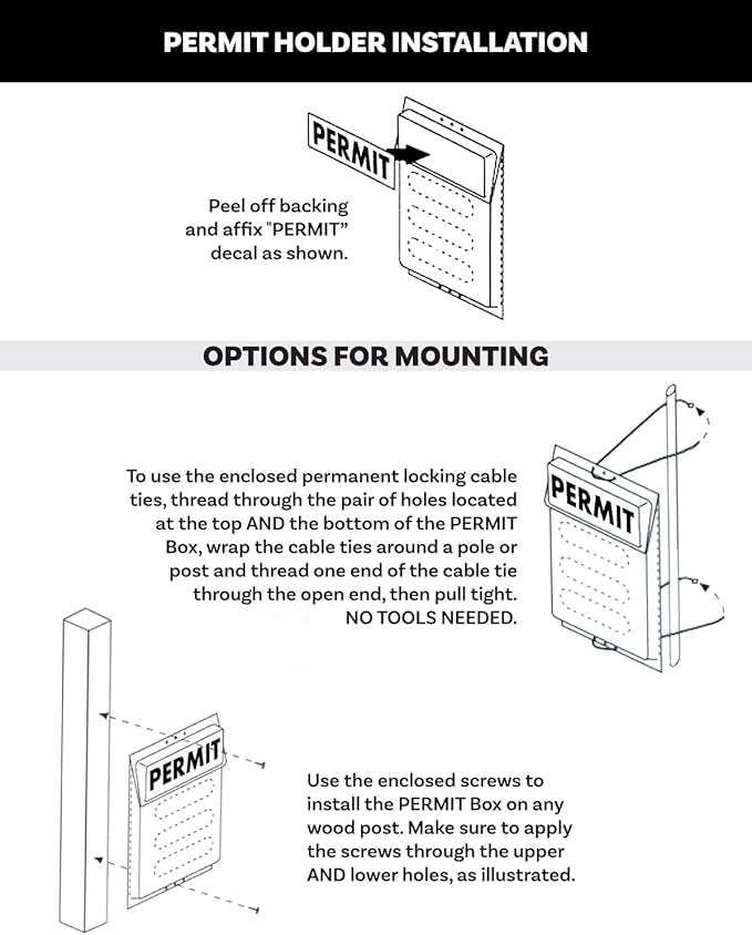 Mediz Outdoor Permit Brochure Box - Image 6