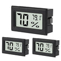 3Pcs Mini Digital Thermometer Hygrometer Electronic Temperature Humidity Gauge by Unknown