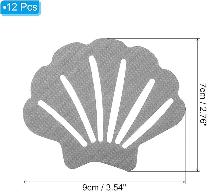 PATIKIL 12 Pcs Non Slip Bathtub Stickers, Anti Slip Shower Stickers Bathroom - Image 2
