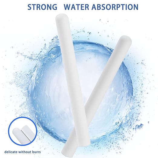 2 Pcs Diatomite Moisture Absorbing Stick Desiccant Clean Water Absorption Rod - Image 6