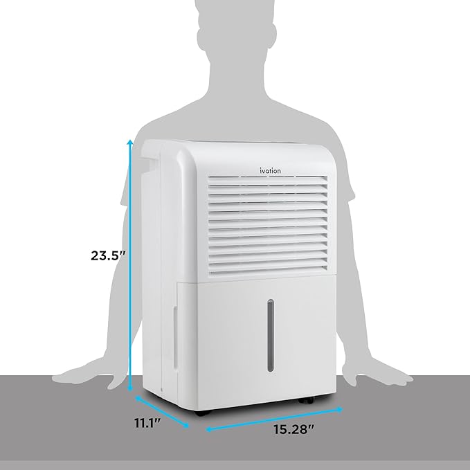 Ivation 4, 500 Sq Ft Dehumidifier - Image 8