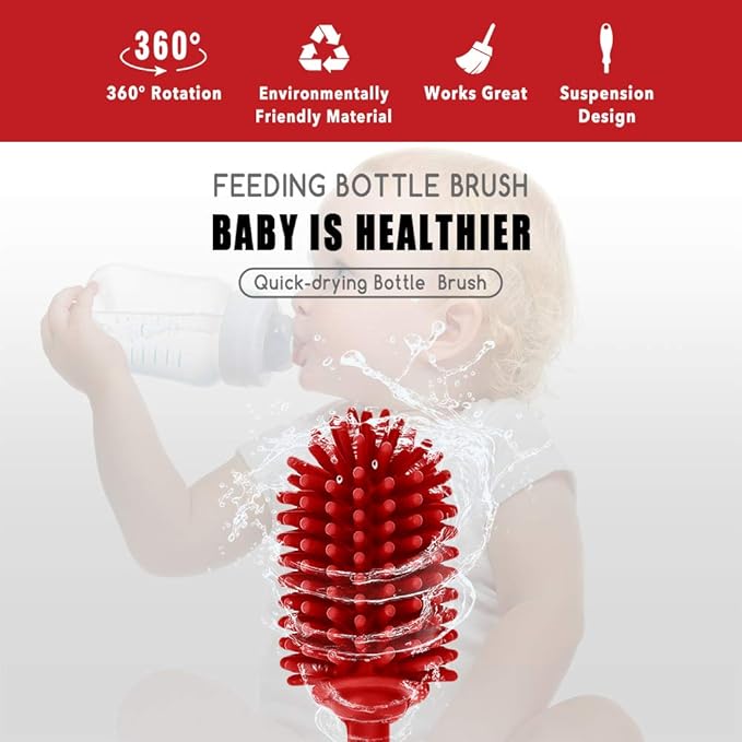 Silicone Bottle Cleaning Brush - Image 6