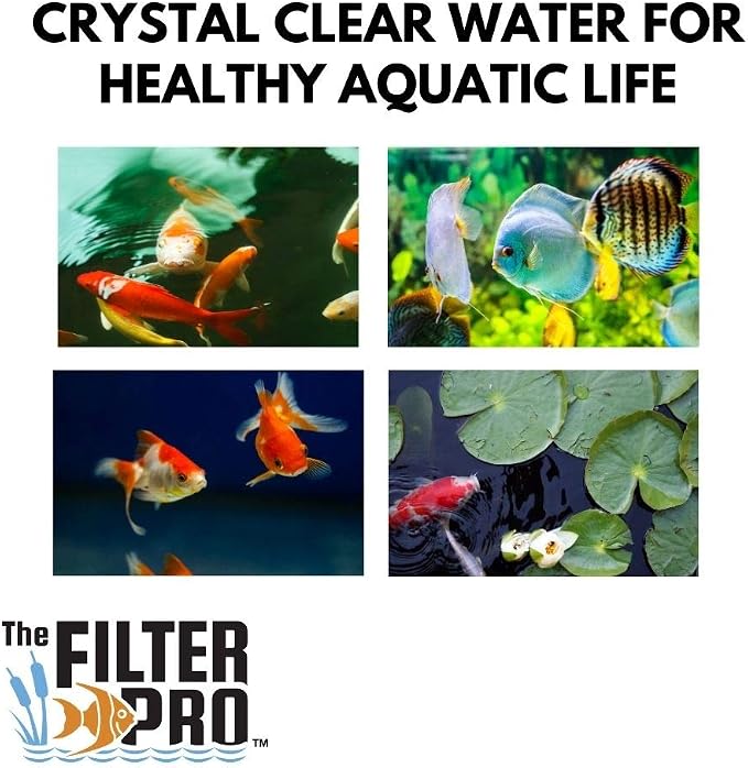 Carbon Fine Filter Media, 3/8" Thick, 5 Pack, Ponds or Water Gardens, Made in - Image 7