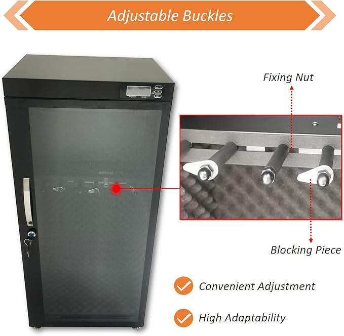 INTBUYING Musical Instrument Storage Dry Cabinet Electronic Dehumidifier - Image 8