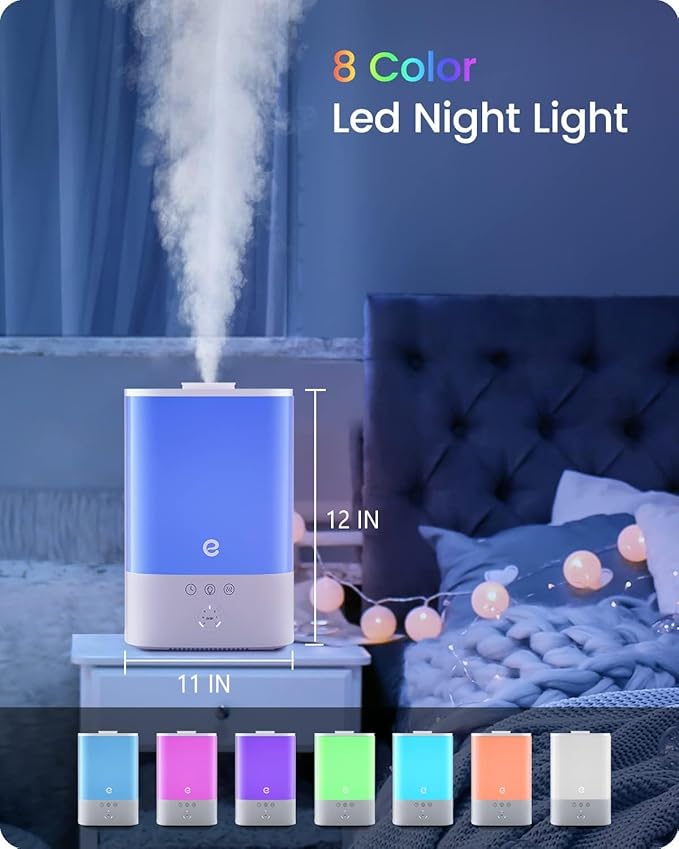 Humidifiers for Bedroom Large Room, Esemoil Smart WiFi Cool Mist Humidifiers - Image 9