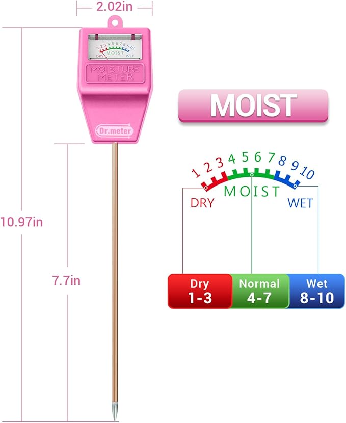 Soil Moisture Meter Tester for Plants, Hygrometer Moisture Sensor for - Image 4