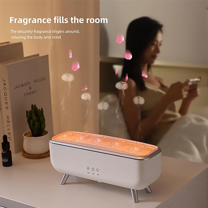 Jellyfish Oil Diffuser Humidifier, 7-Color Gradient LED Lights, 300ML Dynamic - Image 4