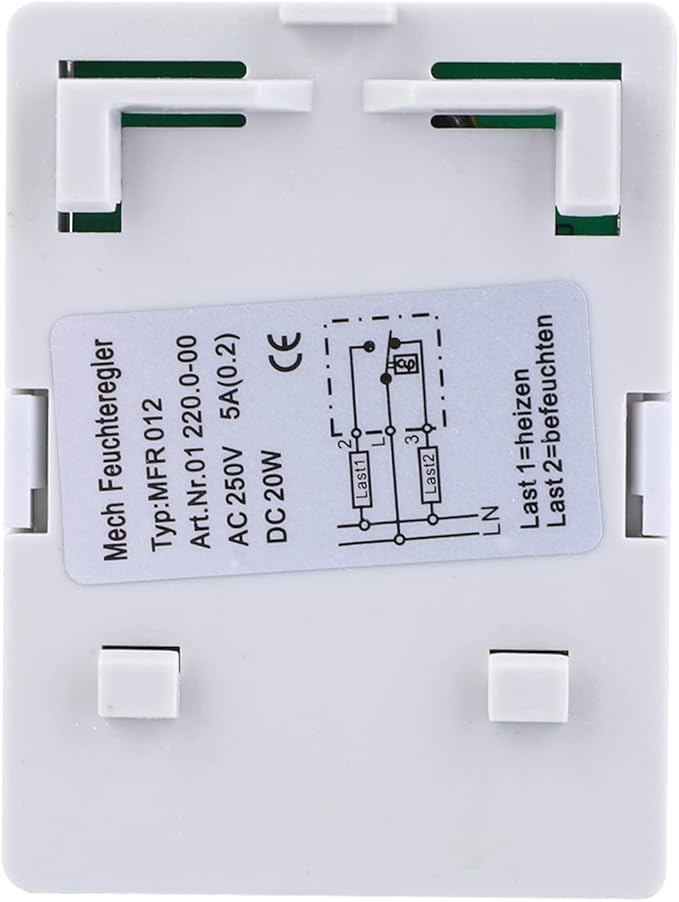 MFR012 Mechanical Humidity MFR012, Humidity Controller Hygrostat Fan Heater - Image 2