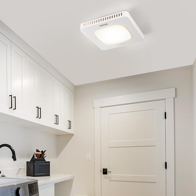 VEVOR Bathroom Exhaust Fan, 110 CFM High-Efficiency Ventilation, Remote Control - Image 8