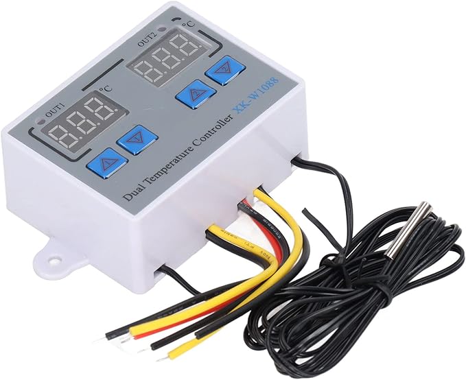 Dual Display Temperature Humidity Controller, Digital Thermostat Dual - Image 7
