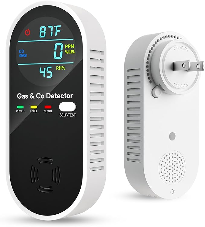 Carbon Monoxide Detectors & Natural Gas Detector, 4-in-1 Carbon Monoxide by VilfeLLC