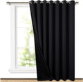NICETOWN Extra Wide Patio Door Curtain, Super Heavy-Duty Thermal Sliding Glass by NICETOWN