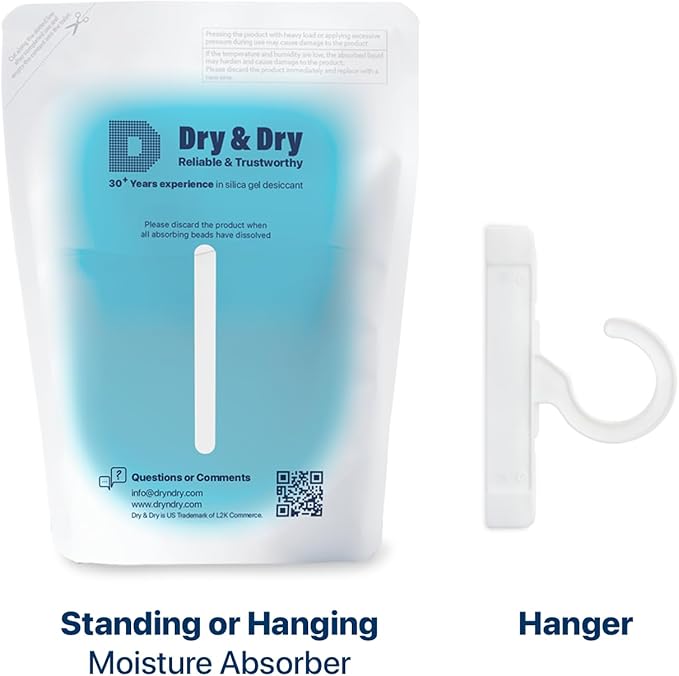 Dry & Dry 3 Packs Hybrid Moisture Absorbers & Musty Odor Eliminator - Image 9
