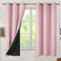 BGment Baby Pink 100% Blackout Curtains by BGment
