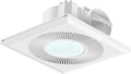Bathroom Exhaust Fan with Light 11.8IN 165 CFM 1.2 Sones Shower Bathroom Vent by FWASTT