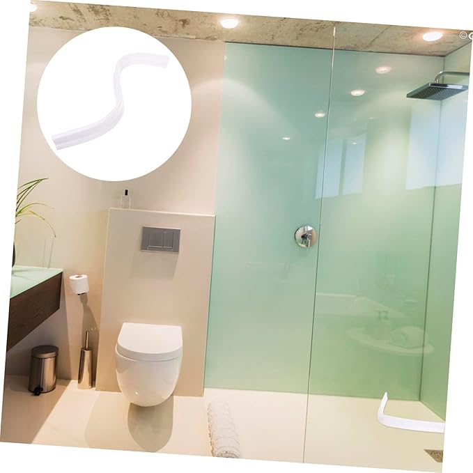 Retaining Strip for Bathroom Kitchen Bendable Water Baffle Strip for Shower Wet - Image 6