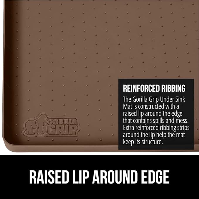 GORILLA GRIP Waterproof Silicone Under Sink Mat - Image 5