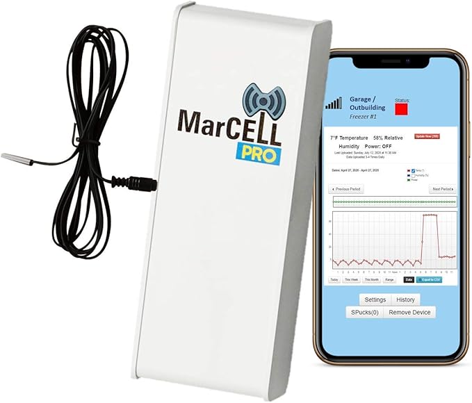 MarCELL PRO - Professional Level Remote Temperature, Humidity & Power Monitor - by MarcellMonitoringSystems