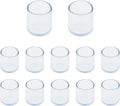 Round Chair Leg Caps, PVC Furniture Feet Covers, TTZEZE Transparent Round Floor by TTZEZE