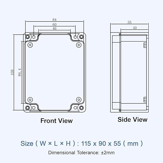LeMotech Project Box ABS Plastic IP65 Waterproof Dustproof Electrical Junction - Image 8