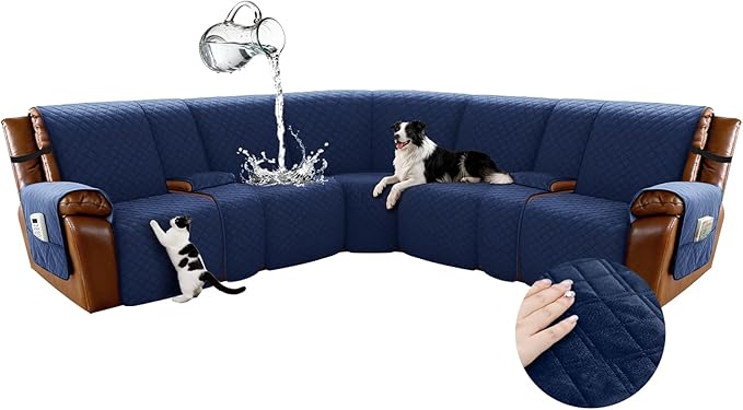 Arfntevss Waterproof Recliner Sectional Couch Covers by Arfntevss