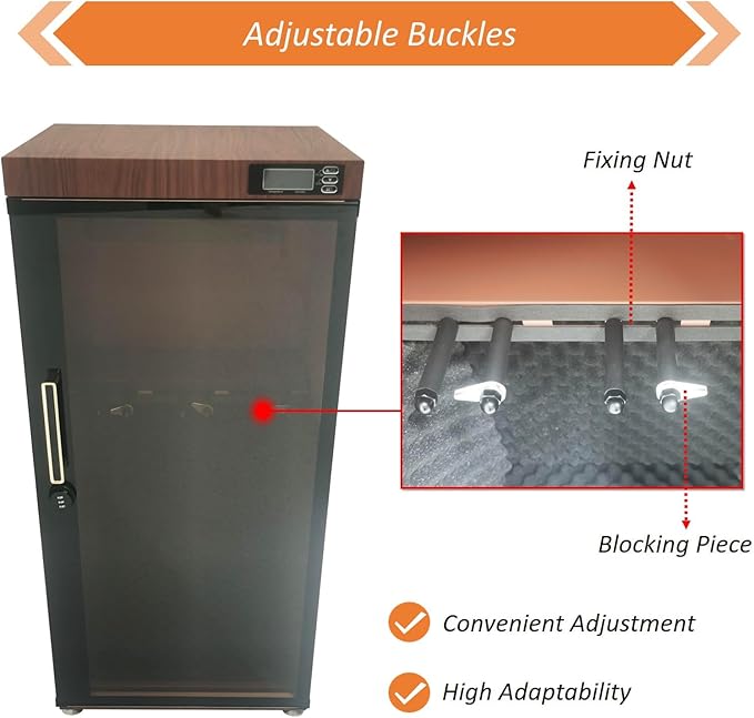Electronic Dehumidifying Dry Cabinet Box, 110V Musical Instrument Storage - Image 6