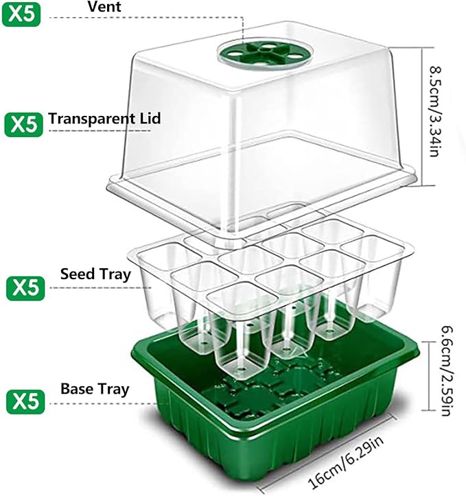 payanwin 6-Pack Seed Starter Tray Kit - Image 6