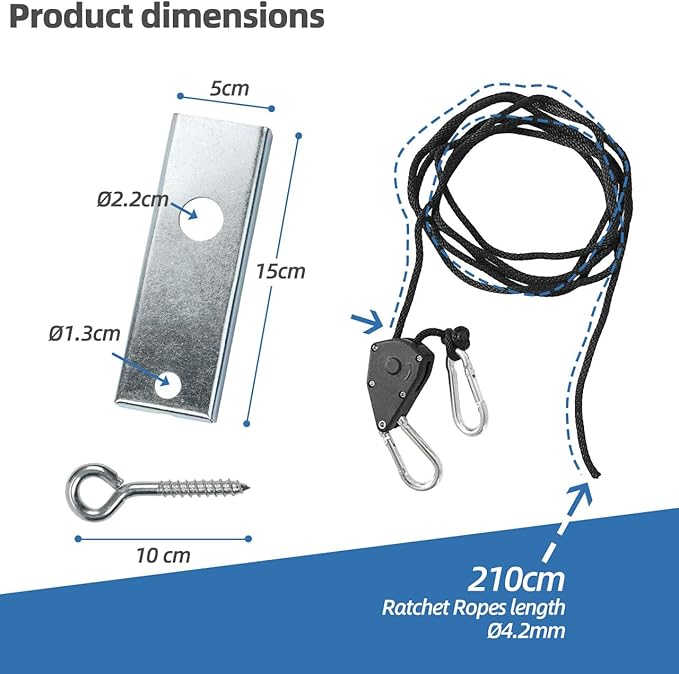 5822 Dehumidifier Hanging Kit for AprilAire Crawl Space, Whole-House - Image 2