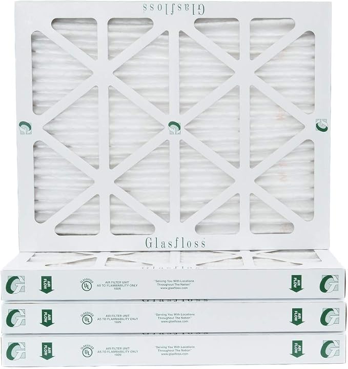 Glasfloss 20x25x2 MERV 13 AC & Furnace 2" Depth Air Filters. Box of 6. Actual - Image 5