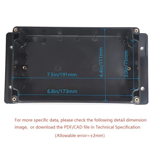 Zulkit Junction Box ABS Plastic Dustproof Waterproof IP65 Universal Electrical - Image 5