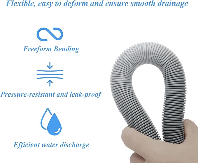 10ft Washing Machine Drain Hose Extension Kit - Image 6