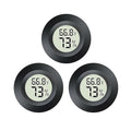 3pcs Mini Hygrometer Thermometer Indoor Outdoor Round Humidity Meter by Maiweitong