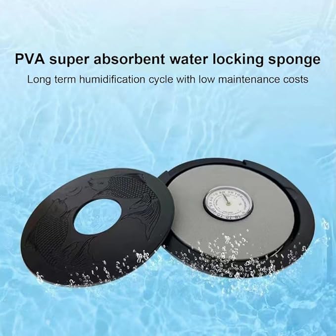 Guitar Humidifier, Acoustic Guitar Sound Hole Cover Humidifier Hygrometer - Image 7