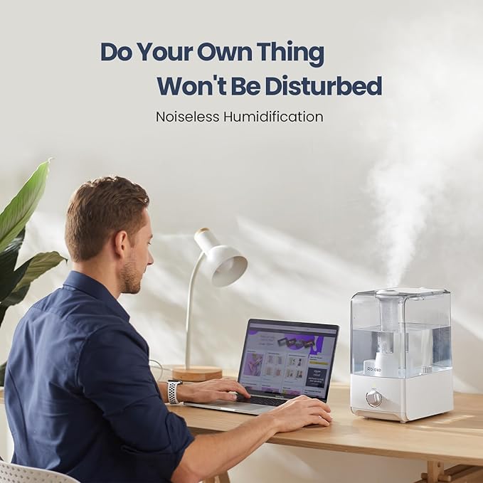 Humidifiers for Bedroom Large Room, Top Fill 6.5L Cool Mist Humidifier - Image 5