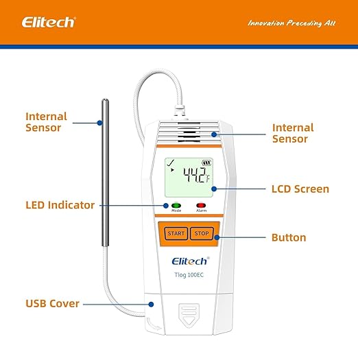 Tlog 100EC Environmental Logger/Temperature & Humidity Data Logger/ Temperature - Image 4