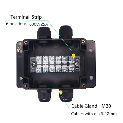 Watertight Junction Box, IP67 Waterproof Electrical Project Box - Image 2