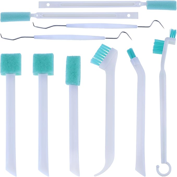 Small Cleaning Brush Set for Household, Car Vent Detailing Cleaning Stick by LIEUDAGE