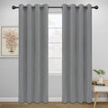 Easy-Going Blackout Curtains for Bedroom, Solid Thermal Insulated Grommet and by Easy-Going