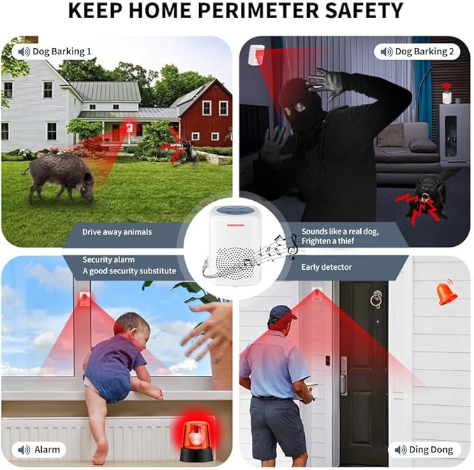 Dog Barking Alarm Motion Detector Outdoor Pir Human Body Motion Sensor Alarm - Image 8