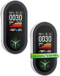 4IN1 Gas & Carbon Monoxide Detector Combination Plug in, CO Gas Monitor by MOES